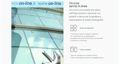 Desktop Screenshot of on-line.it